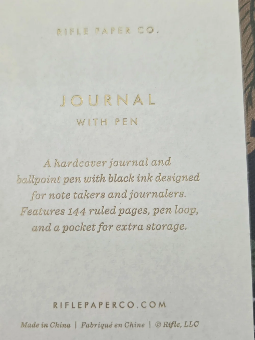 Floral Hardcover Journal Notebook - Purple Floral With Pen